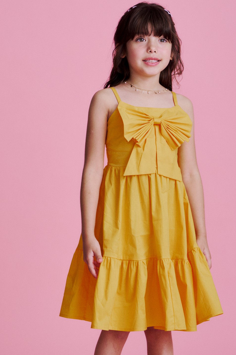 VESTIDO EMILIA AMARELO | GIRLS PORTI